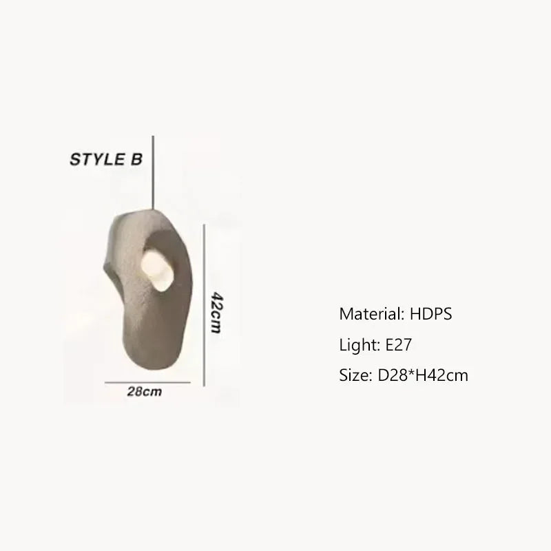 Modern Wabi-sabi Handmade Led Pendant Light Living Dining Room Irregular Chandelier Home Decor Loft Bedroom Hanging Lamp Fixture