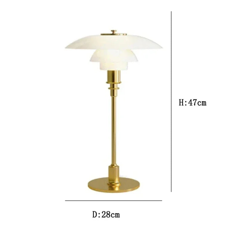 Nordic Danish Designer Desk Light Retro Medieval Bauhaus Bedside Table Lamp PH Living Room Bedroom Decoration Study Floor Lamps