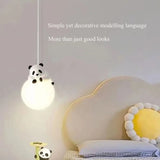 110-240v Creative Cartoon Animals LED Hanging Bedroom Bedside Hanging Light Chandelier Chandelier Home Decor Fixture