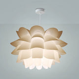 Lotus Chandelier Ceiling Pendant Lampshade DIY Puzzle Lights Modern Lamp Shade for North European Style Room