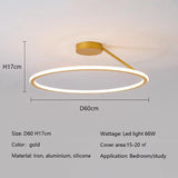 Modern Simple Circle Led Chandelier for Living Dining Room Kitchen Food Tables Bedroom Pendant Lights Home Decor Light Fixture