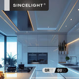 GU10 AR111 LED Reflector Light Bulb - 12W Professional Anti-Glare QR111 Spotlight