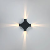 12w Cross Star Light Outdoor Waterproof Wall Lamps LED Front Door Wall Lights Garden Porch Wall Sconce AU68