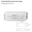 AC 220V Dimmable LED Driver DC12V/24V 20W 40W 60W Triac & 0-10V Dimming 2in1 Power Supply Lighting Transformer