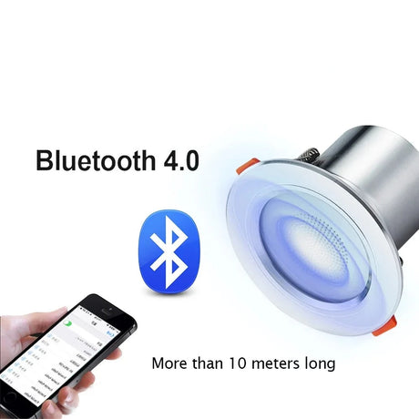 Mini Smart Music LED Ceiling Lights Modern APP Control Bedroom Kitchen Lighting Audio Downlight Bluetooth-compatible Music Lamp