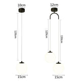 Modern Glass Chandeliers Lighting for Dining Room Bedroom Home Restaurant Bar Decor Hanging Bedside Lamp LED Pendant Lamps