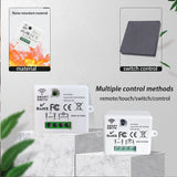 86 Type Wireless RF 433MHz Wall Panel Remote Control (1/2/3 Gang) - Smart Switch Transmitter for LED Light, Lamp & Ceiling Fan