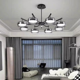 LED Italian minimalist restaurant pendant light, high-end glass dining table bar, desk lamp, modern island dining room lighting