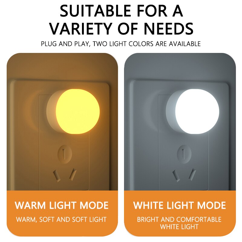 USB Plug Lamp Computer Mobile Power Rechargeable Lamp Book Light LED Eye Protection Reading Light Small Light Night Light