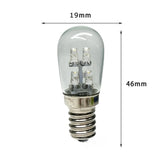 2W E12 LED Corn Light Bulb (110V/220V, 360° Beam) - Warm White 3000K & Cool White Appliance Bulb for Refrigerator & Sewing Machine