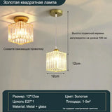 Modern crystal chandelier living room ceiling chandelier bedroom ceiling lamp hallway porch chandelier balcony foyer lighting