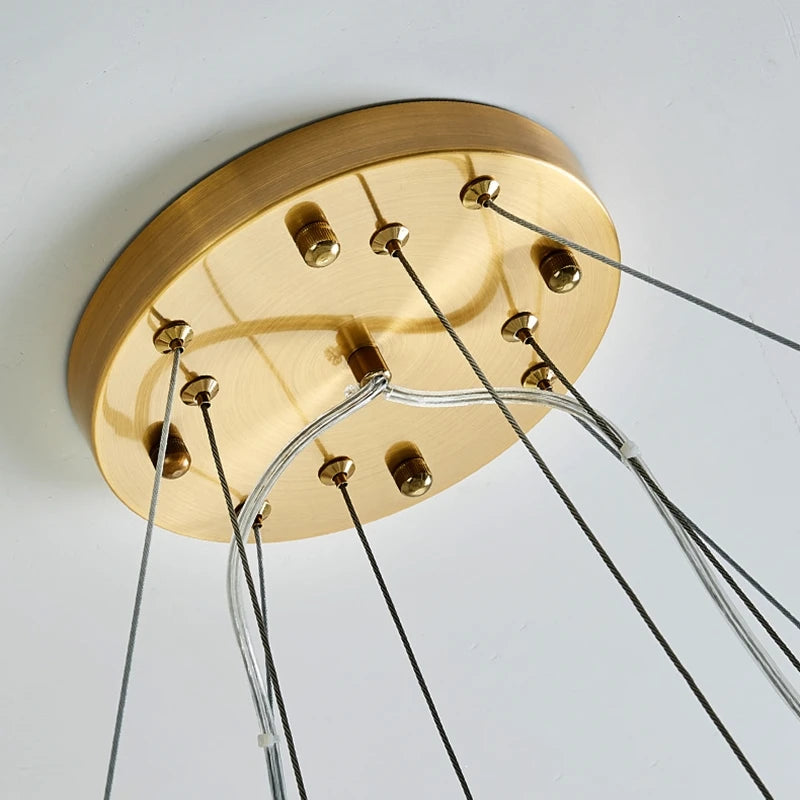 2025 New Crystal Flower Ceiling Chandelier Led Luxury Indoor Lighting Home Decoration For Living Room Bedroom Restaurant G4 Bulb