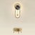 Modern LED Wall Lamp Clock Sconce for Bedroom Bedside Living Dining Room Aisle Porch Corridor Home Decors Lighting Fixture Luster