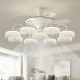 Fan Light 2026 New Living Room Light Luxury High end Italian Minimalist Restaurant Ceiling Fan Light Whole House Lighting Fixtures