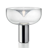 Nordic Design LED Desk Lamp Luxurious Transparent Glass Floor Lamp Creative Bedroom Desk Marble Room Decoration Lighting Fixture