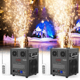 700W Cold Spark Machine (DMX Controlled, Top-Spraying) - Indoor/Outdoor Safe Electronic Stage Effect Machine Fixture for Weddings, Concerts & DJ Shows