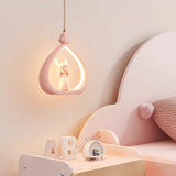 Princess Room Chandelier - Cute Cream Style LED Light for Girls Bedroom