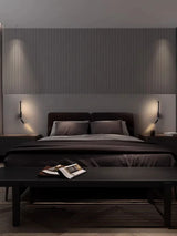 Bedside wall lamp 330 degree rotation adjustable wall lamp reading light with switch minimalist Nordic hotel room master bedroom