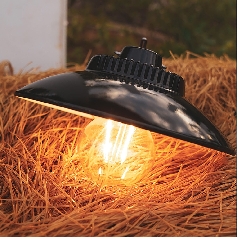 Warm Light Working Light 2 Modes Flashlight USB Recharge Lantern Outdoor Camping Light Hook Light Emergency Torch Lamp