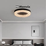 Italian Luxury LED Crystal Chandelier - Modern Flush Mount Ceiling Light