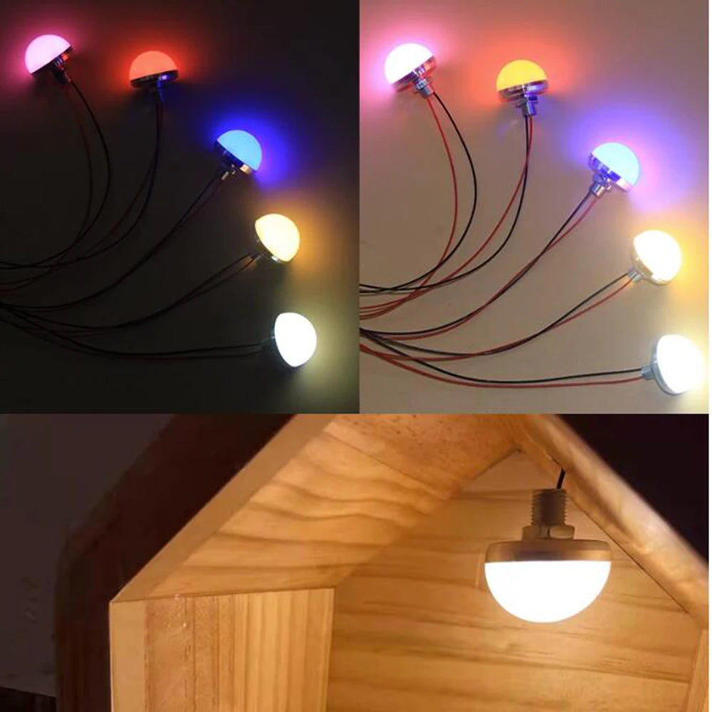 10Pcs Mini LED Bubble Light - 3W 5W 7W 9W Round Lamp (5V 12V 24V 220V)