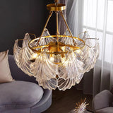 Luxury Crystal Hanging Light Hotel Villa Indoor Decor Chandelier France Retro Pendant Lamp For Bedroom Parlor Dining Hall
