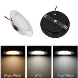 LED Spotlight Mini Dimmable Recessed Led Downlight Ceiling RGB for Outdoor Indoor Home Kitchen Cabinet IP65 12V 24V 3W