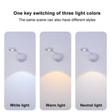 Led Motion Sensor Night Light USB Rechargeable Induction Wireless Dimmable Wall Lamp For Kitchen Bedroom Living Room Mural Light