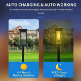 Waterproof LED Solar Lights for Garden Yard - Automatic Landscape Pathway Lighting