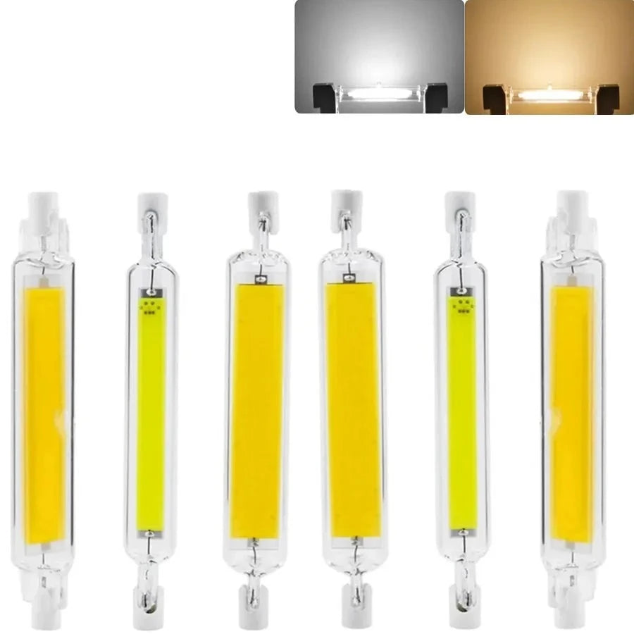 50W LED R7s COB Glass Tube 78mm 189mm 118mm J78 J118 High Power COB Li ...