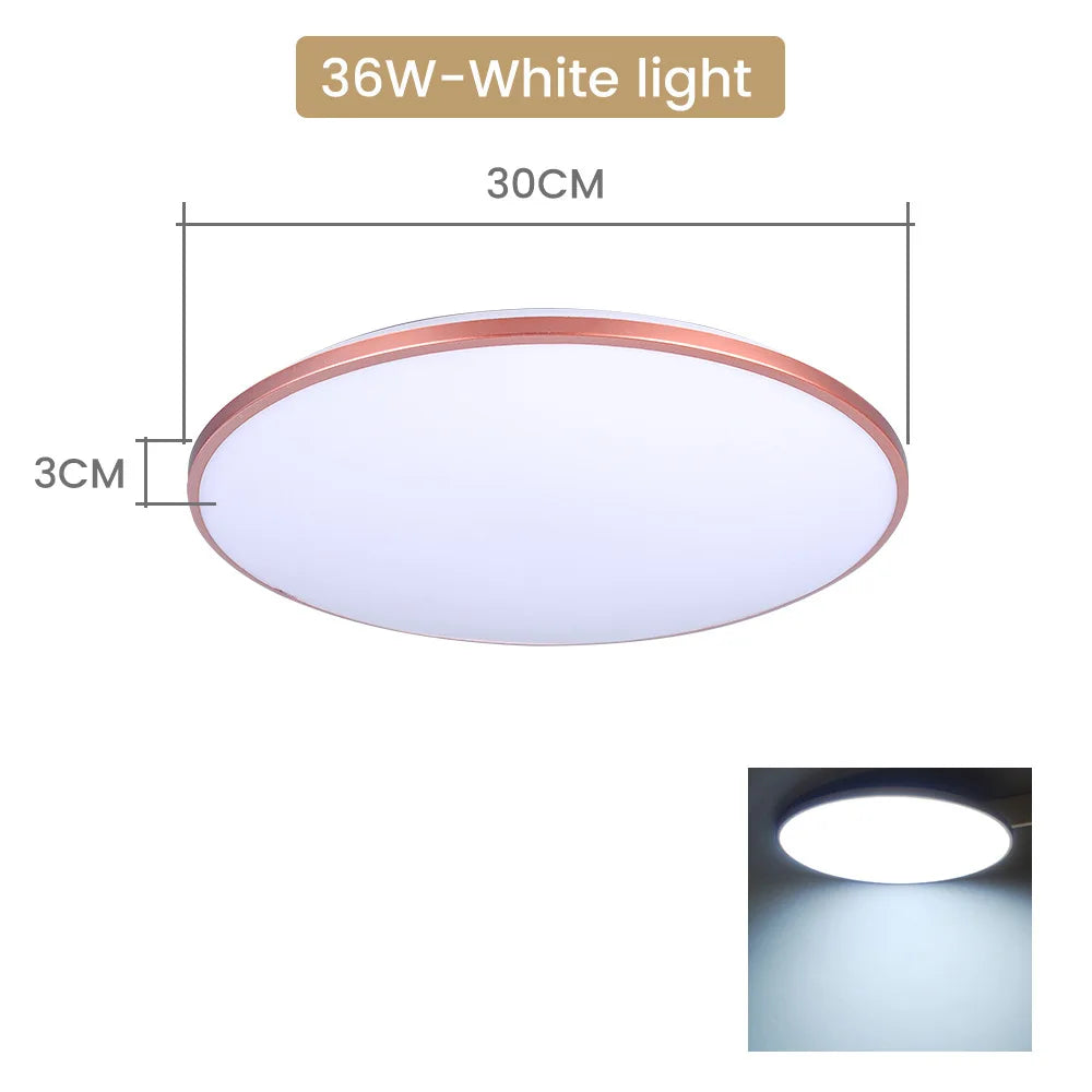 Moisture proof  LED Ceiling Light PIR Motion Sensor/Radar Sensor/Sound and Light Control Smart Home Lighting 20W36W Ceiling Lamp