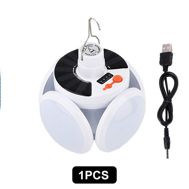 110W Solar LED Torch USB Rechargeable Night Light Outdoor Camping Lamp Emergency Lights Portable Searchlights Great Lantern led