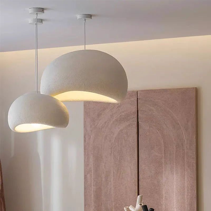 Nordic Wabi Sabi Style Led E27 Chandelier Lustre Dining Room Bedroom Hanghing Home Decor Bar Loft Pendant Fixtures Kitchen Lamp