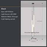 Modern Art Bar Counter Chandelier Restaurant LED Hanging Lamp Simple Line Home Decor Pendant Light Lobby Pendant Light Lamparas