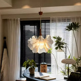 Acrylic Petal Pendant Light Retro Japanese Style Creative Romantic Restaurant Light Antique Simple Pendant Lamp For Living Room