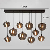 Modern Glass Led Lights Pendant Lamps for Living Room Chandeliers for Dining Room Hanging Light Indoor Lighting Suspension