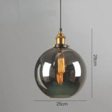 Clear Gray Amber Colour Vintage Pendant Lights Dining Glass Hanging Lamp Russia Loft Luminaire Modern Bedroom Light Fixture