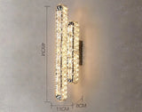 Modern Foyer Luxury 3 Dimmable Ceiling Chandelier Light Lustre K9 Crystal Liner Ceiling Lamp Indoor Lighting Decors Led Luminaire