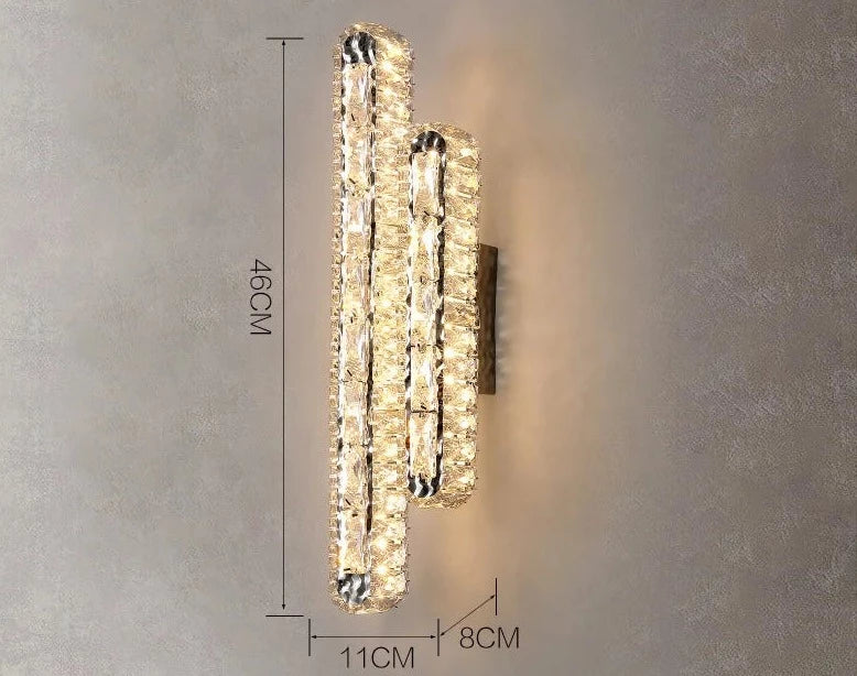 Modern Foyer Luxury 3 Dimmable Ceiling Chandelier Light Lustre K9 Crystal Liner Ceiling Lamp Indoor Lighting Decors Led Luminaire