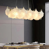 Modern Luxury Lustre Led Glass Chandelier Living Dining Room Circle Pendant Lights Indoor Decoration Home Hanging Lamps Luminair