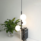 Nordic Glass ball LED Pendant lights Brass Black Bedroom Hanging Lamp Modern Living room Dining Decor Lights Fixture