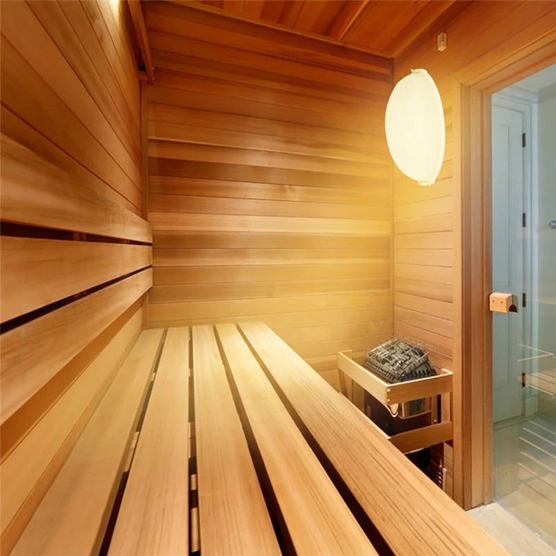 New Portable Plastic Sauna Light Baby Shower Sauna Explosion-Proof Light Lamp Steam Room Anti-Fog Light For Bathroom Use
