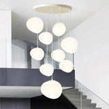 Modern home decor led lights pendant light lamps forstaircase Chandeliers for living room hanging light indoor lighting