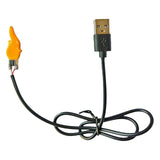 Flame Shaped Bulb USB 5V Christmas Flame Tip Lights Bulb Plug and Play Design for Indoor Outdoor Party Patio Home Decor