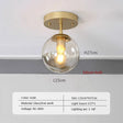 Modern E27 LED Glass Ceiling Lamps Cheap For Restaurant Aisle Corridor Balcony Decoration Luxury Led Ceiling Light
