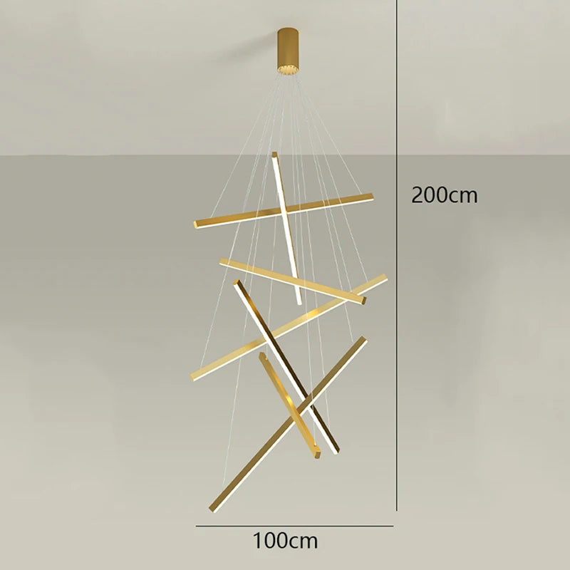 Nordic home decor dining room Pendant lamp lights indoor lighting stair lamp hanging light chandelier lamps for living room