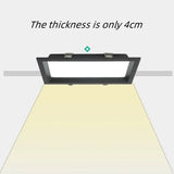 LED panel embedded LED downlight 12W 18W 24w square LED spotlight LED ceiling light AC185V 220V