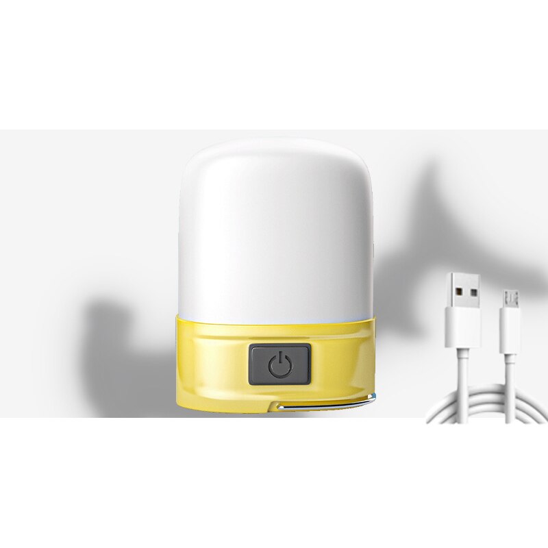 C2 New Mini Tent Lamp Usb Rechargeable Cob Led Light  Ip65 Lithium Battery Bright Portable Lantern For Outdoor Camping Lights