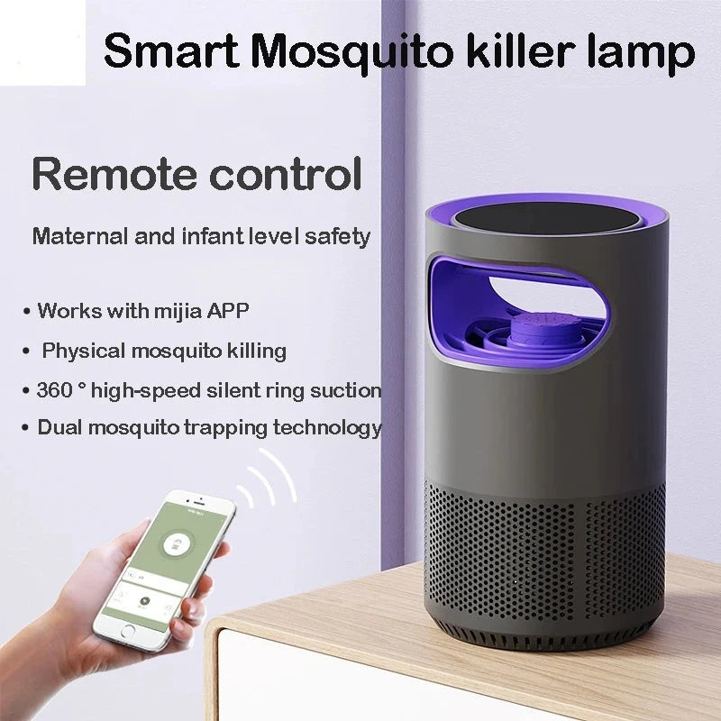 USB Electric Mosquito Killer Lamp Pro LED Light Mosquito Trap Low Noise Remote Control Timing Works with mihome APP