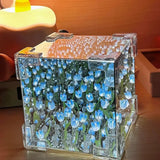 DIY Tulip Mirror Cube Night Light - Creative Infinite Flower Sea Lamp Kit